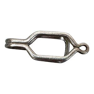 Vintage Tie Clip Classic Plain Sterling Silver Mens Dads Gift Christmas Father